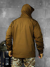 Демісезонна тактична куртка софтшел lion кайот ВТ5052, фото 3