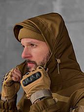 Демісезонна тактична куртка софтшел lion кайот ВТ5052, фото 4