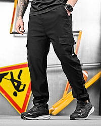 Міські карго штани чорні ДЛ6576