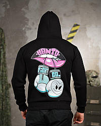 Худі на флісі GENESIS manto fight go black ПП8073