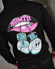 Худі на флісі GENESIS manto fight go black ПП8073, фото 4