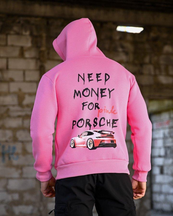 Худі на флісі  Pink Porsche    ПП8078