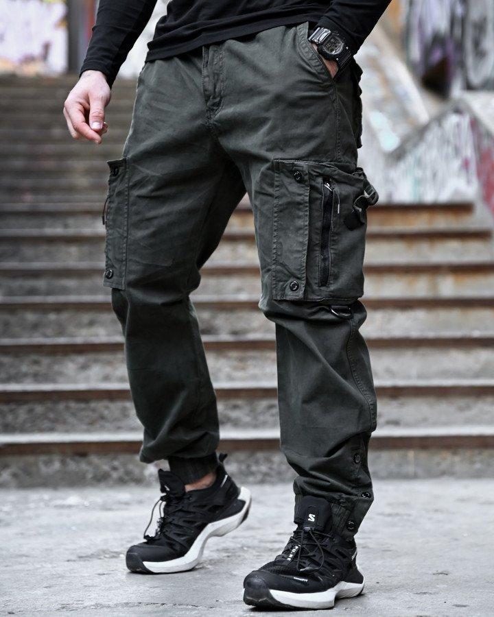 Міські карго штани MISTIX оливкові ПП8091