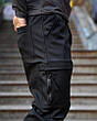 Міські карго штани софтшел HE black ПП7938, фото 6