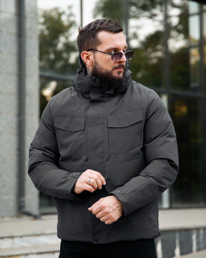 Чоловіча куртка Okmel grey ПП7941