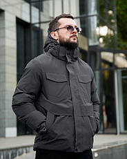 Чоловіча куртка Okmel grey ПП7941, фото 2