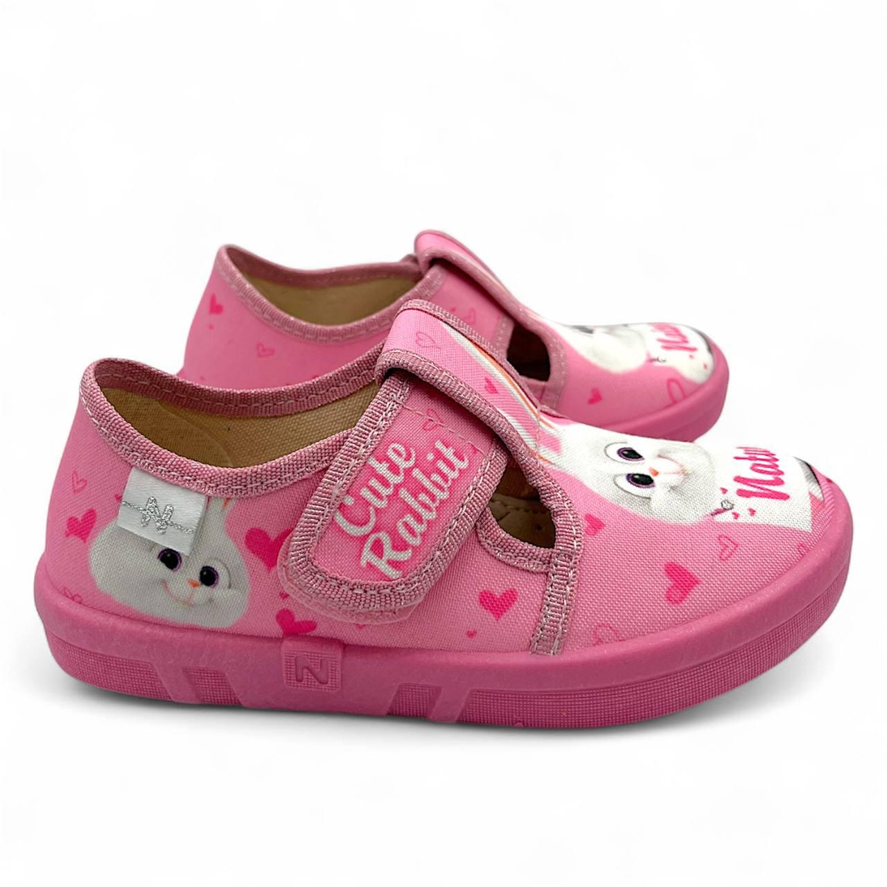 Дитячі текстильні капці для дівчинки Waldi 26-32р, фото 1