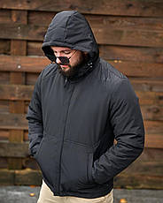 Зимова чоловіча куртка НН чорна ПП8130, фото 4