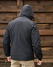 Зимова чоловіча куртка НН чорна ПП8130, фото 5