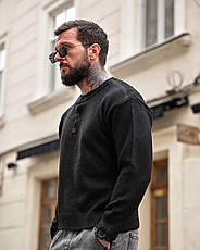 Чоловічий светр ALONSO чорний ПП8132, фото 2