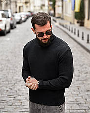 Гольф в'язаний чорний ПП8134, фото 5