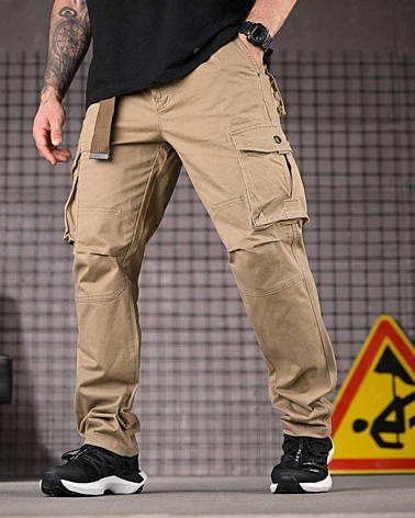 Міські штани карго coyot з ременем РП7434, фото 1