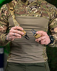 Двохточковий зброярський ремінь койот ПП7604, фото 2