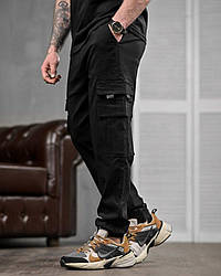 Містські штани mansori чорні ДЛ6509