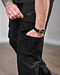 Містські штани mansori чорні ДЛ6509, фото 6