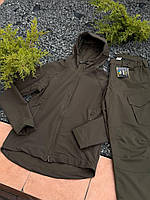 Новый брендовый мужской летний костюм Neylon Balance Нейлон Баланс оливковый водонепроницаемый удобный