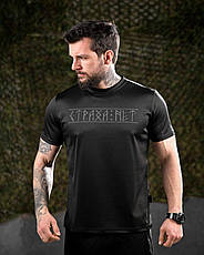 Футболка чоловіча мілітарі T-shirt fear not black oblivion DL6523, фото 2