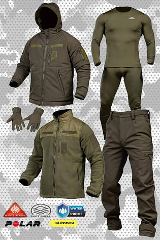 Зимовий тактичний костюм NEPTUN 5в1 олива ПП8169, фото 1
