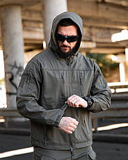 Міська тактична куртка MAXIMUS софтшел light grey ПП7983, фото 4