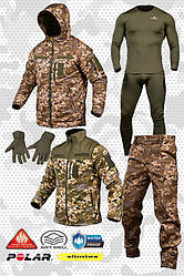 Зимовий тактичний костюм NEPTUN 5в1 піксель ПП8170