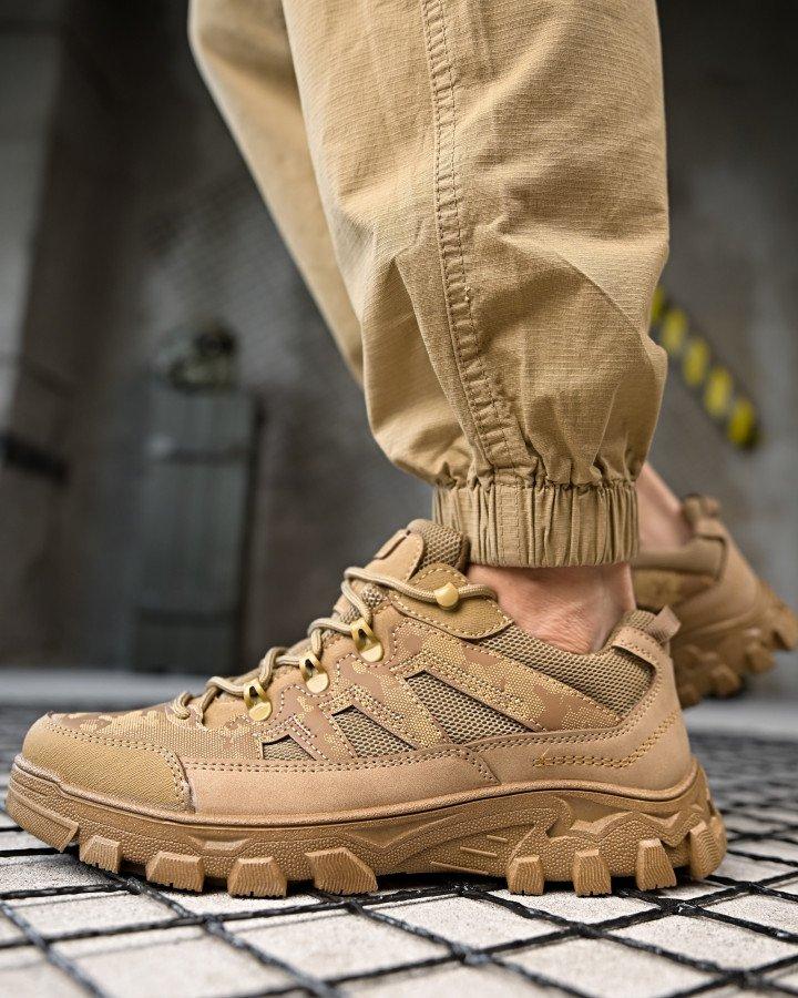 Демісезонні мілітарі кросівки кайот мульт ПП7821