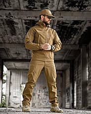 Тактичний костюм софтшел sofftshel AURA койот ПП7821, фото 2