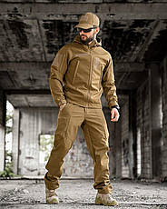 Тактичний костюм софтшел sofftshel AURA койот ПП7821, фото 3