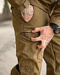 Тактичний костюм софтшел sofftshel AURA койот ПП7821, фото 8