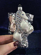 Новорічна іграшка конячка 12*4 см, символ 2026 року, колір в асортименті