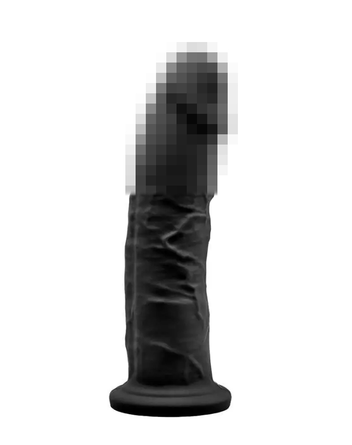 Фалоїмітатор Silexd Henry Premium Silicone Dildo MODEL 2 size 7.5" Black, 22х4,8 см., фото 1