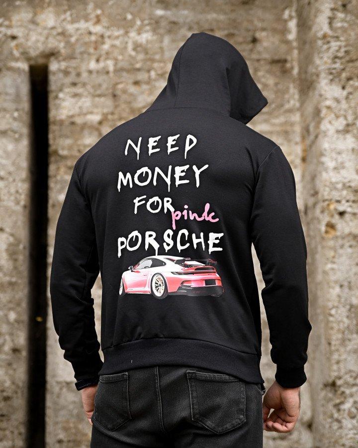 Худі Pink Porsche black ПП7992
