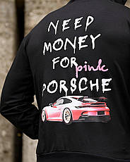 Худі Pink Porsche black ПП7992, фото 5