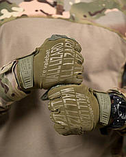 Тактичні рукавички Wallizard олива ПП8013, фото 2