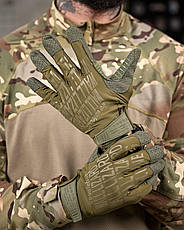 Тактичні рукавички Wallizard олива ПП8013, фото 4