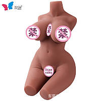 Секс-лялька «Подруга з йоги» — реалістична половина тіла з твердою основою, TPE, 16 кг