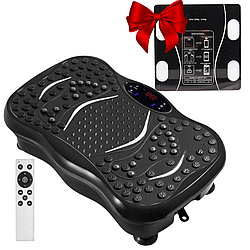 Віброплатформа з 2 еспандерами + Подарунок Смарт ваги A-8003 / Фітнес платформа для вправ на все тіло