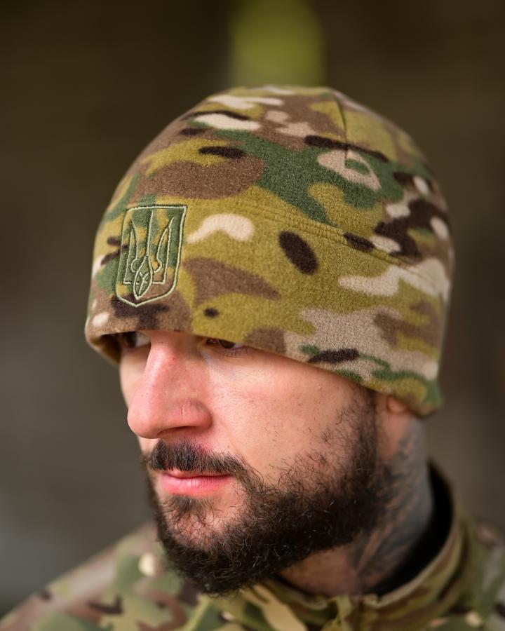 Флісова шапка Герб мультикам ВТ7673