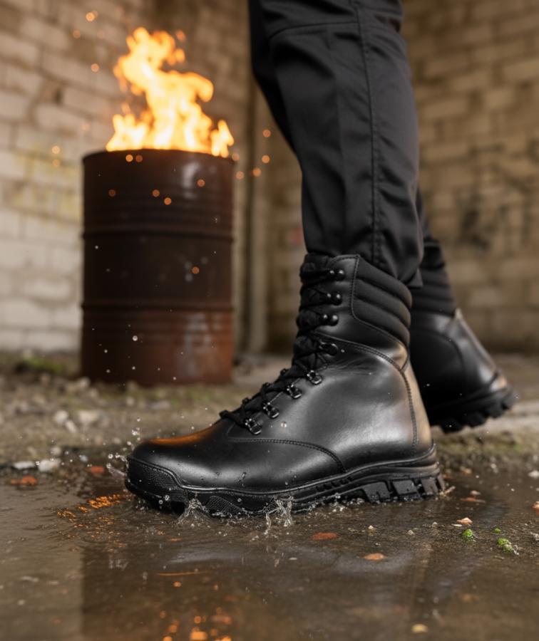 Зимові тактичні черевики FRIDRIX black ВТ6821