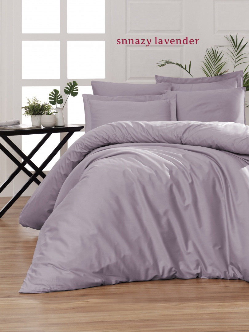 Постільна білизна сатинова Frist choice сімейний розмір Snazzy lavender, фото 1