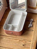 Косметичка органайзер із дзеркалом і підсвіткою MirrorAND MSK-3364, фото 4