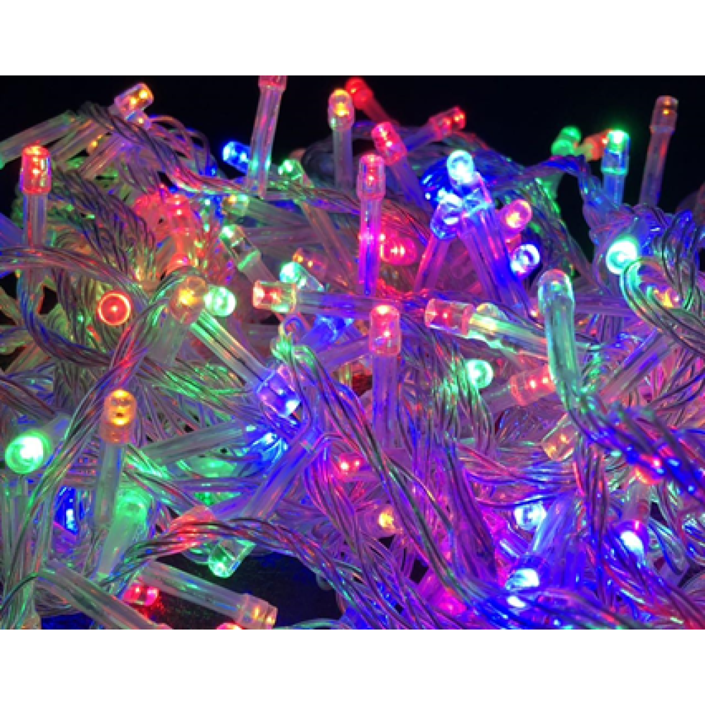 -код 2025 ПРОЗРАЧНИЙ Дріт Гірлянда Light belt 200 LED МІКС AND 106-10, фото 1
