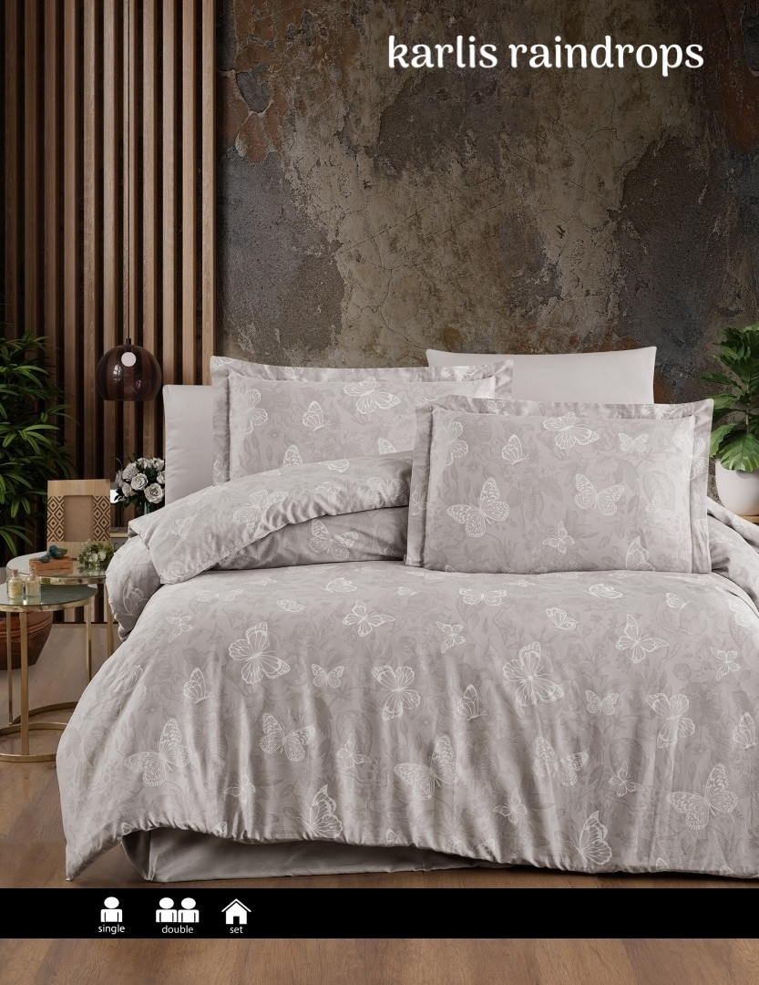 Постільна білизна сатинова Frist choice сімейний розмір Karlis, фото 1