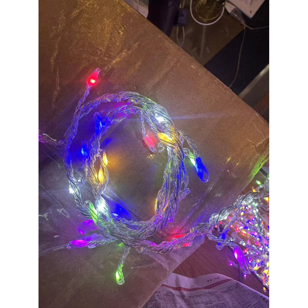 Гірлянда Водоспад Нитка водяна лампа 240led Біла AND 40-2, фото 1