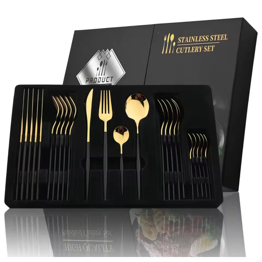 Столові прибори неіржавка сталь, 24 шт. knife and forkAND 5326, фото 1