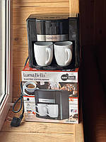 Кавомашина з двома чашками Coffee Machine AND 5269 Чорна, фото 4