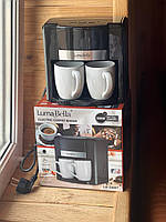 Кавомашина з двома чашками Coffee Machine AND 5269 Чорна, фото 5