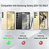 Захисне скло для Samsung Galaxy S24 Plus 5G 6.7" - 2 шт. для екрану + 2 шт. для об’єктива камери, HD 99.99%, повний захист, фото 3
