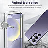 Захисне скло для Samsung Galaxy S24 Plus 5G 6.7" - 2 шт. для екрану + 2 шт. для об’єктива камери, HD 99.99%, повний захист, фото 4