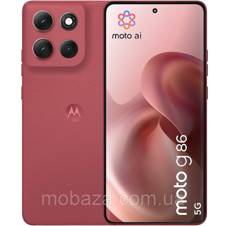 Смартфон Motorola G86 8/256GB Chrysanthemum (PB7L0109RS)