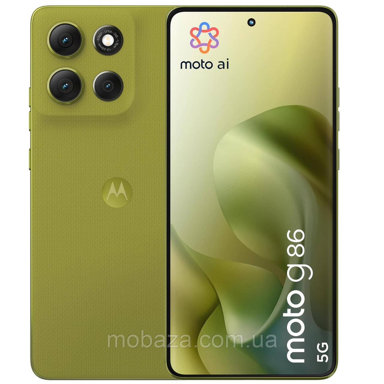 Смартфон Motorola G86 8/256GB Golden Cypress (PB7L0115RS)